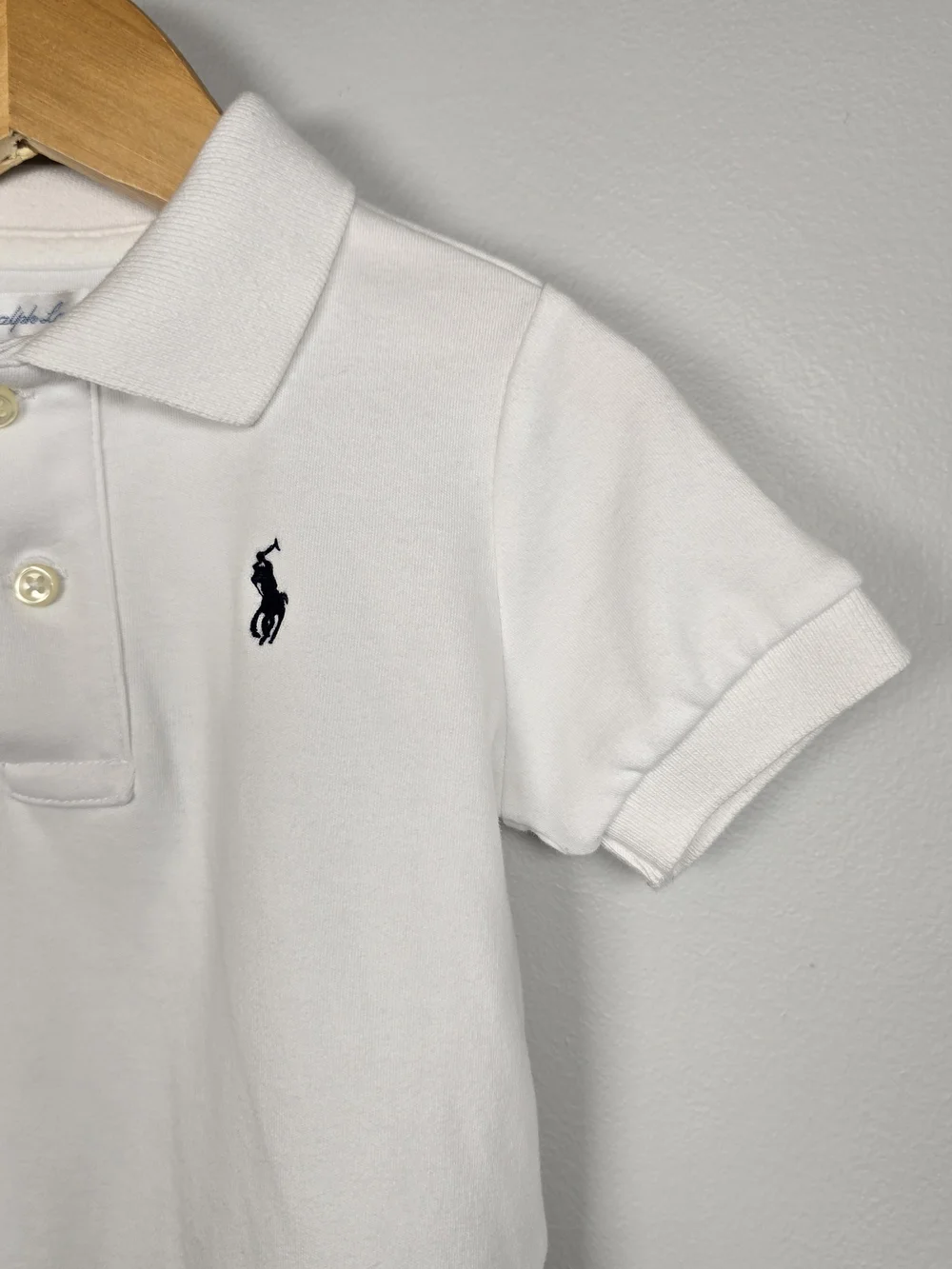 Ralph Lauren White Polo Shirt for Kids